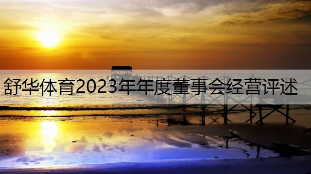 舒華體育2023年年度董事會(huì)經(jīng)營(yíng)評(píng)述