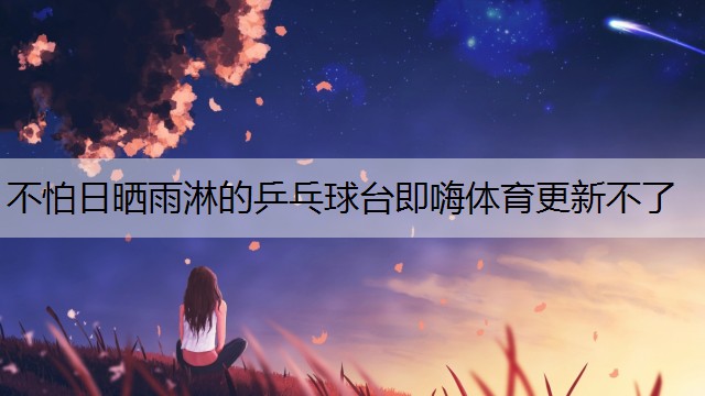 不怕日曬雨淋的乒乓球臺(tái)即嗨體育更新不了