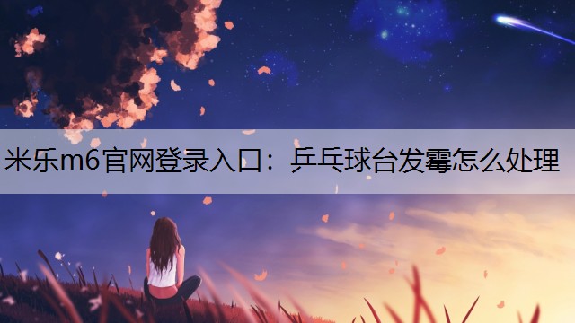 乒乓球臺發(fā)霉怎么處理