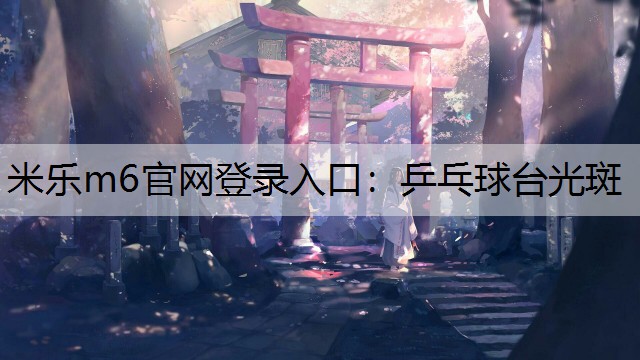 乒乓球臺(tái)光斑