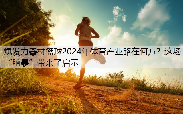 爆發(fā)力器材籃球2024年體育產(chǎn)業(yè)路在何方？這場(chǎng)“腦暴”帶來(lái)了啟示