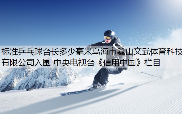 標準乒乓球臺長多少毫米烏海市鑫山文武體育科技有限公司入圍 中央電視臺《信用中國》欄目