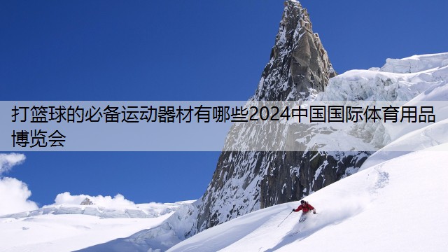 打籃球的必備運(yùn)動(dòng)器材有哪些2024中國國際體育用品博覽會(huì)